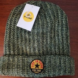 Life Is Good Slouchy Knit Beanie~ NWT
